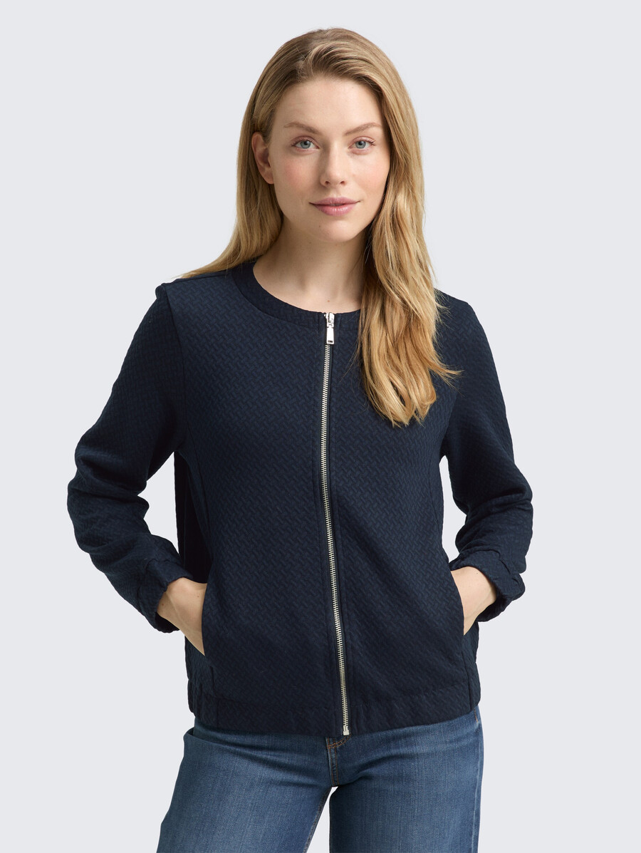 veste de survêtement avec poches fendues