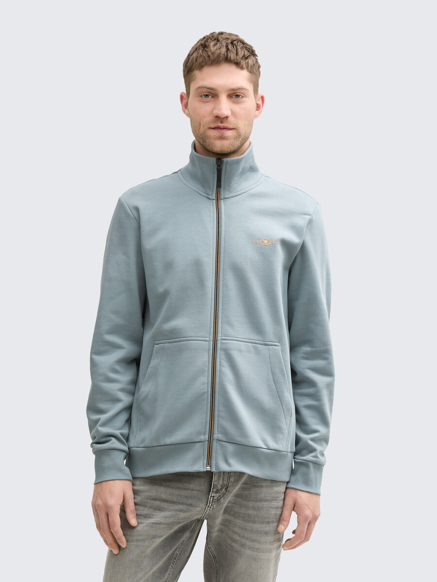 veste de survêtement à col montant