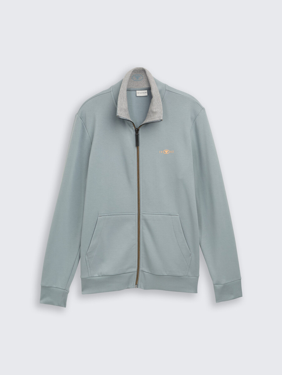 veste de survêtement à col montant