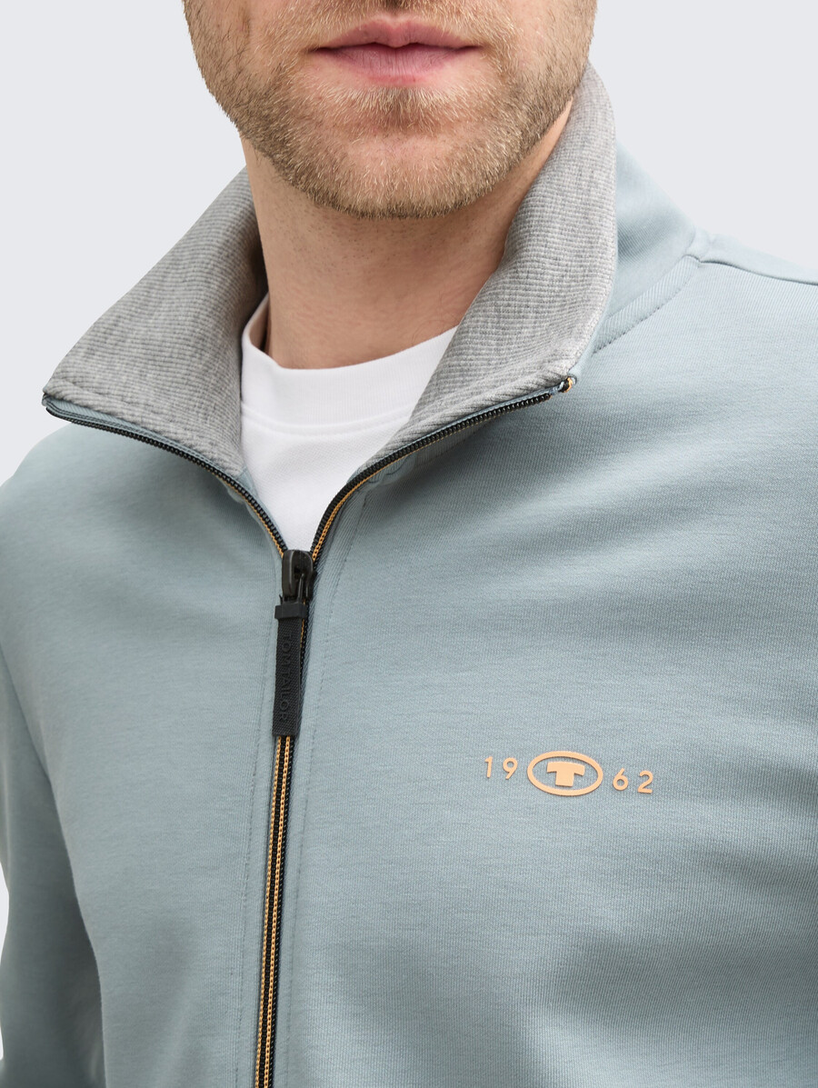 veste de survêtement à col montant