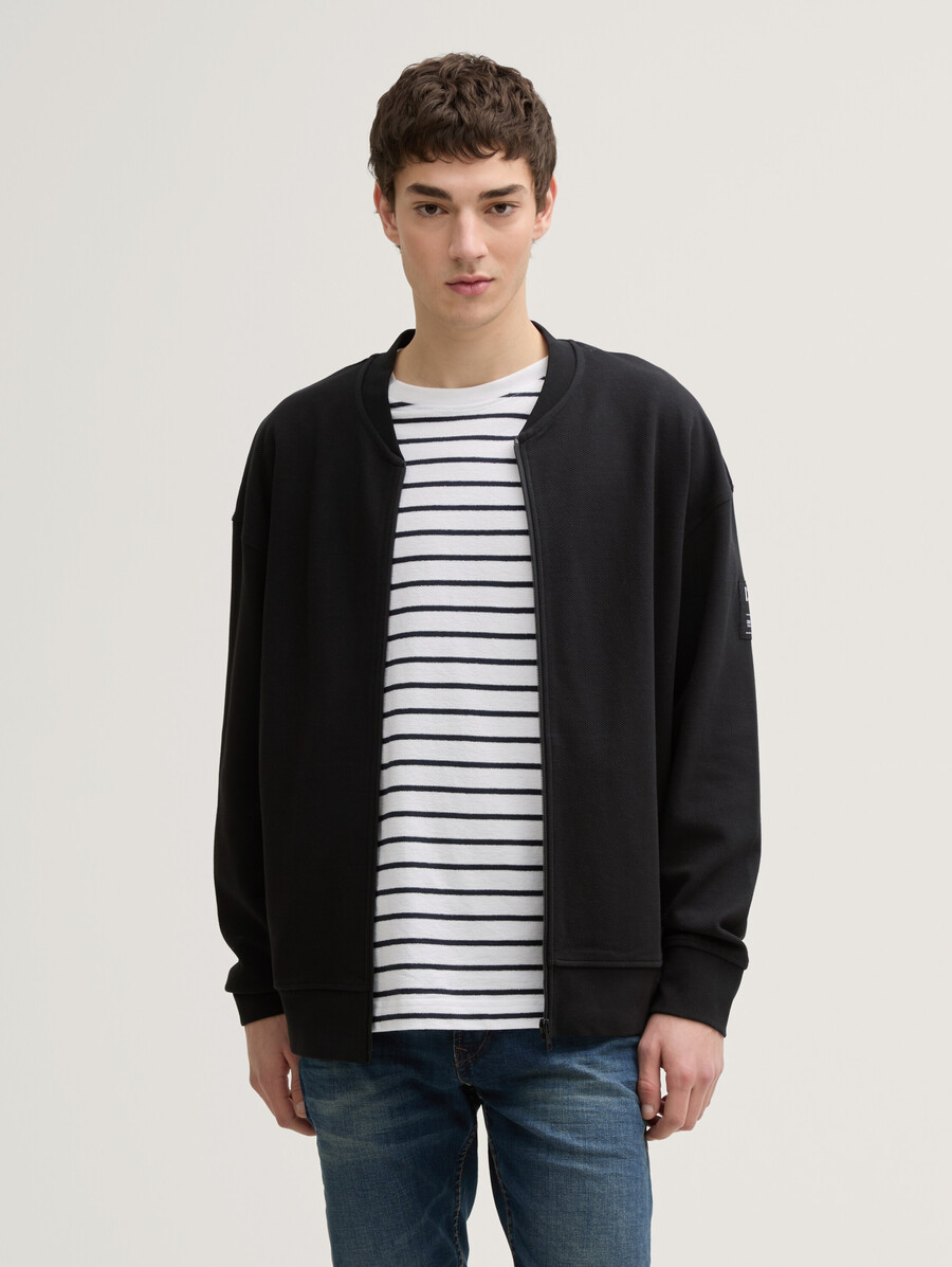blouson aviateur à coupe décontractée