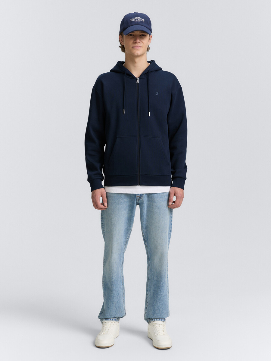 sweat à capuche imprimé avec logo