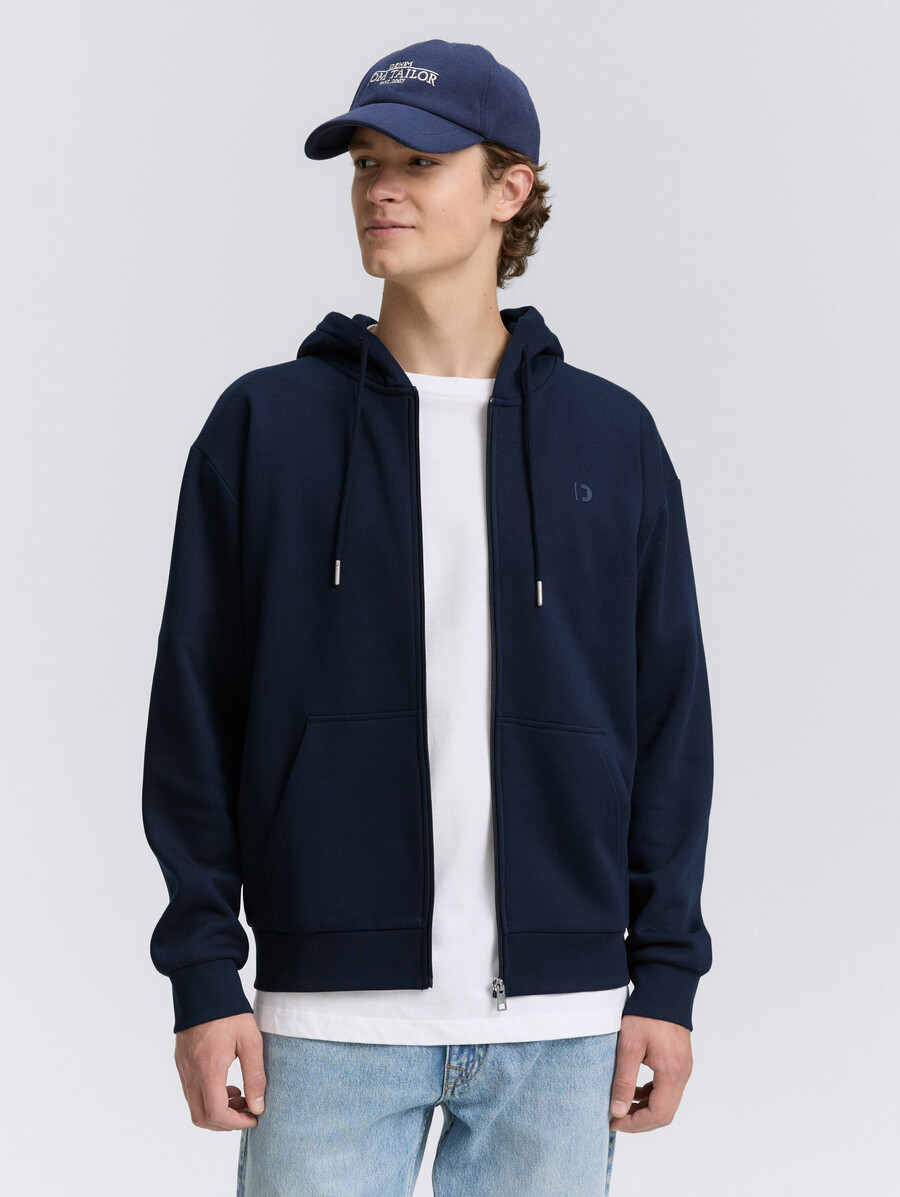 sweat à capuche imprimé avec logo