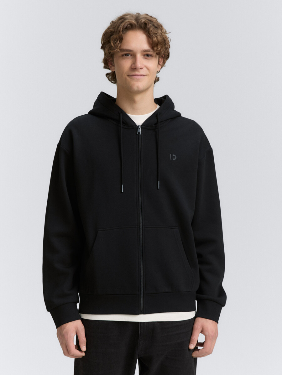 sweat à capuche imprimé avec logo