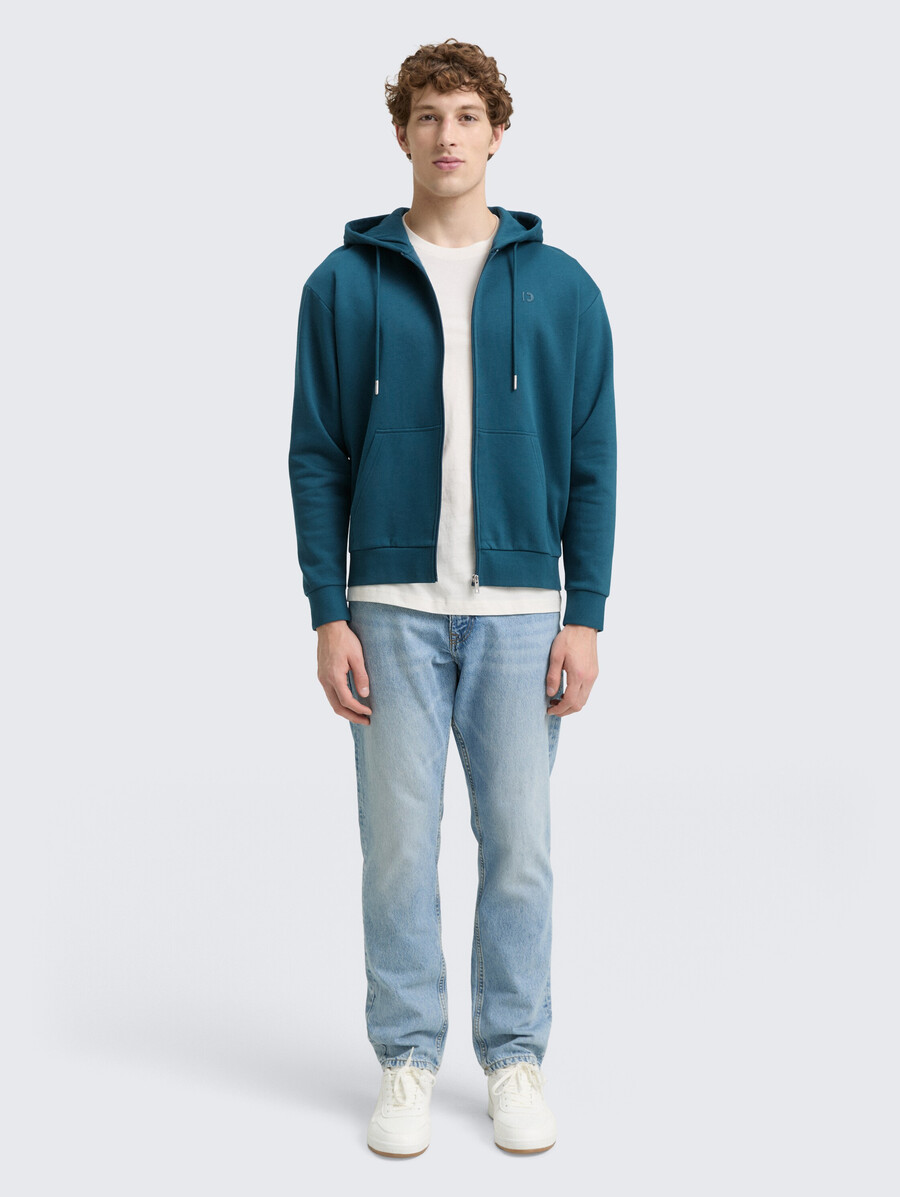 sweat à capuche imprimé avec logo