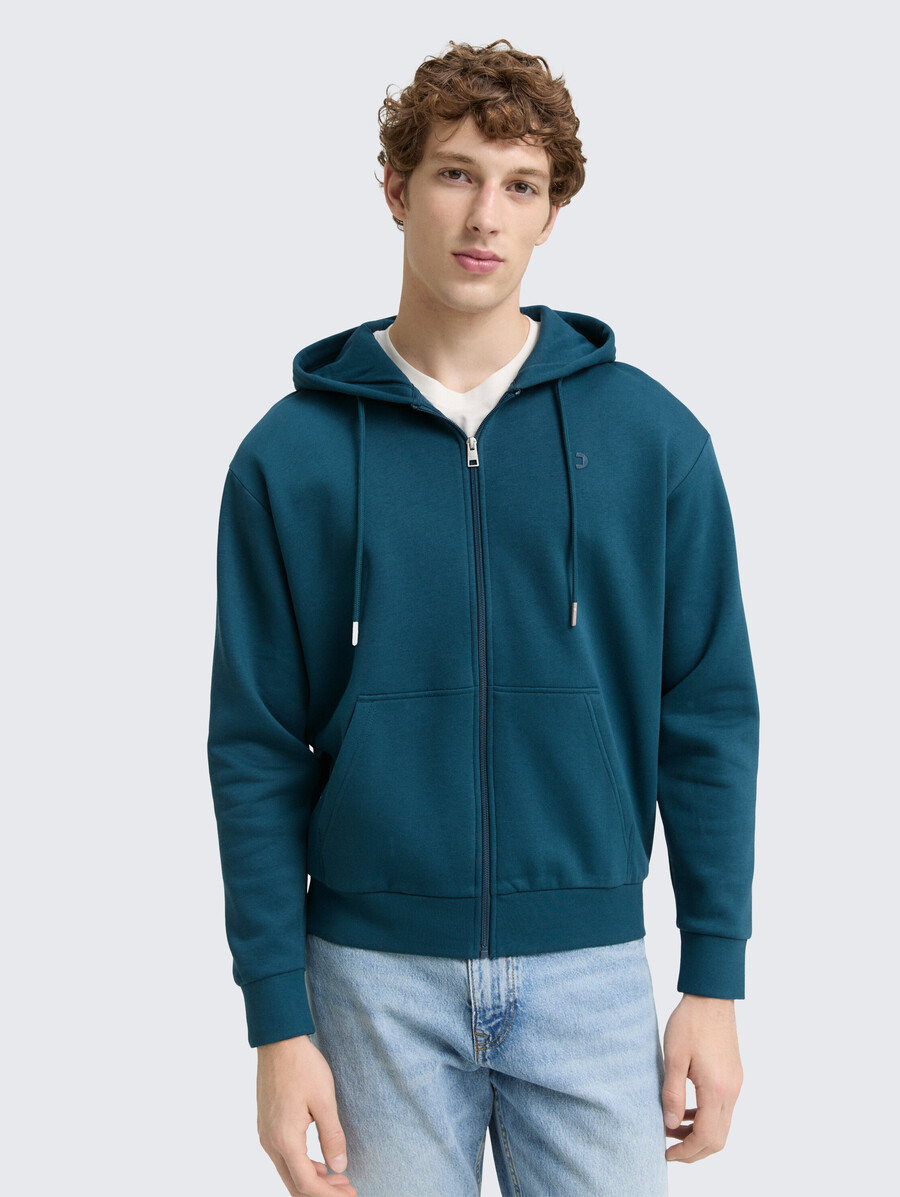 sweat à capuche imprimé avec logo