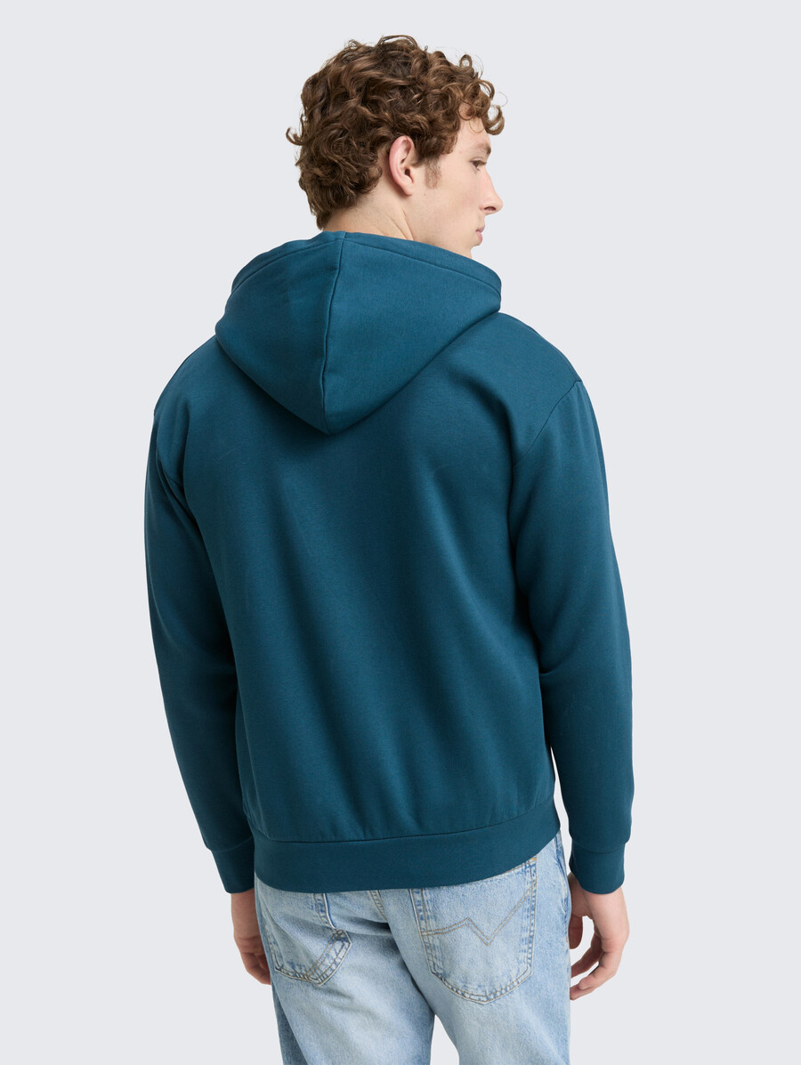 sweat à capuche imprimé avec logo
