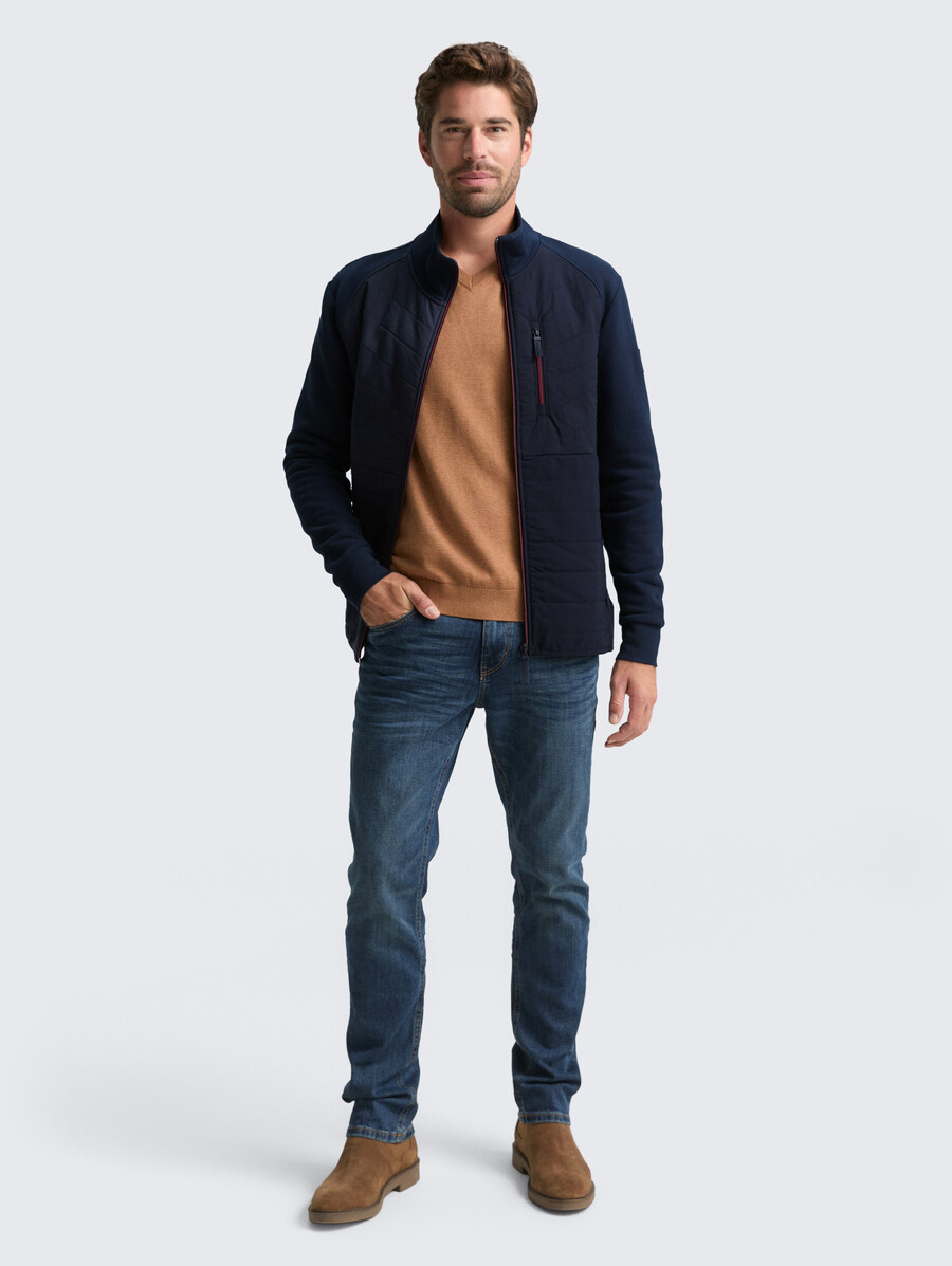 veste de survêtement hybride matelassée
