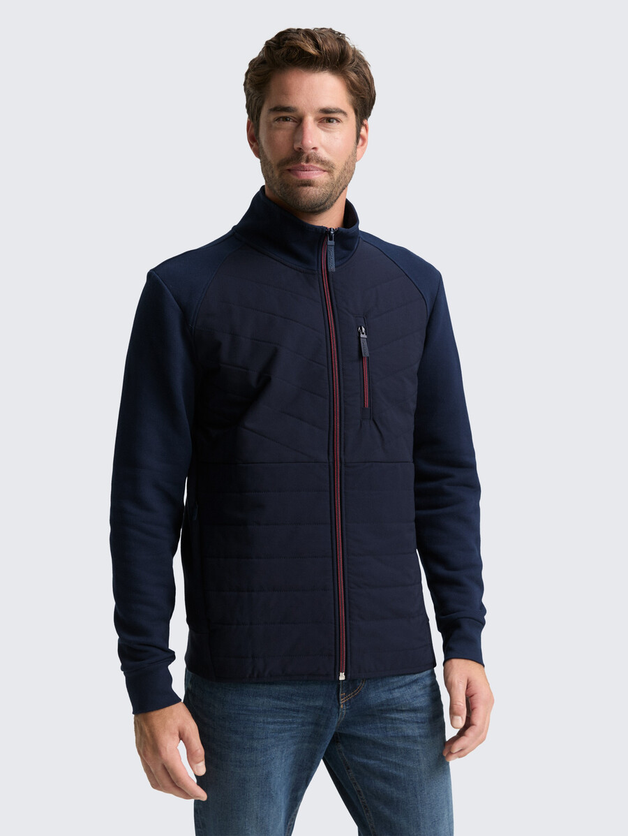 veste de survêtement hybride matelassée