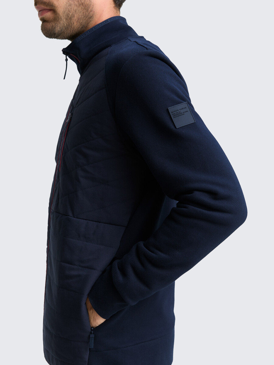 veste de survêtement hybride matelassée