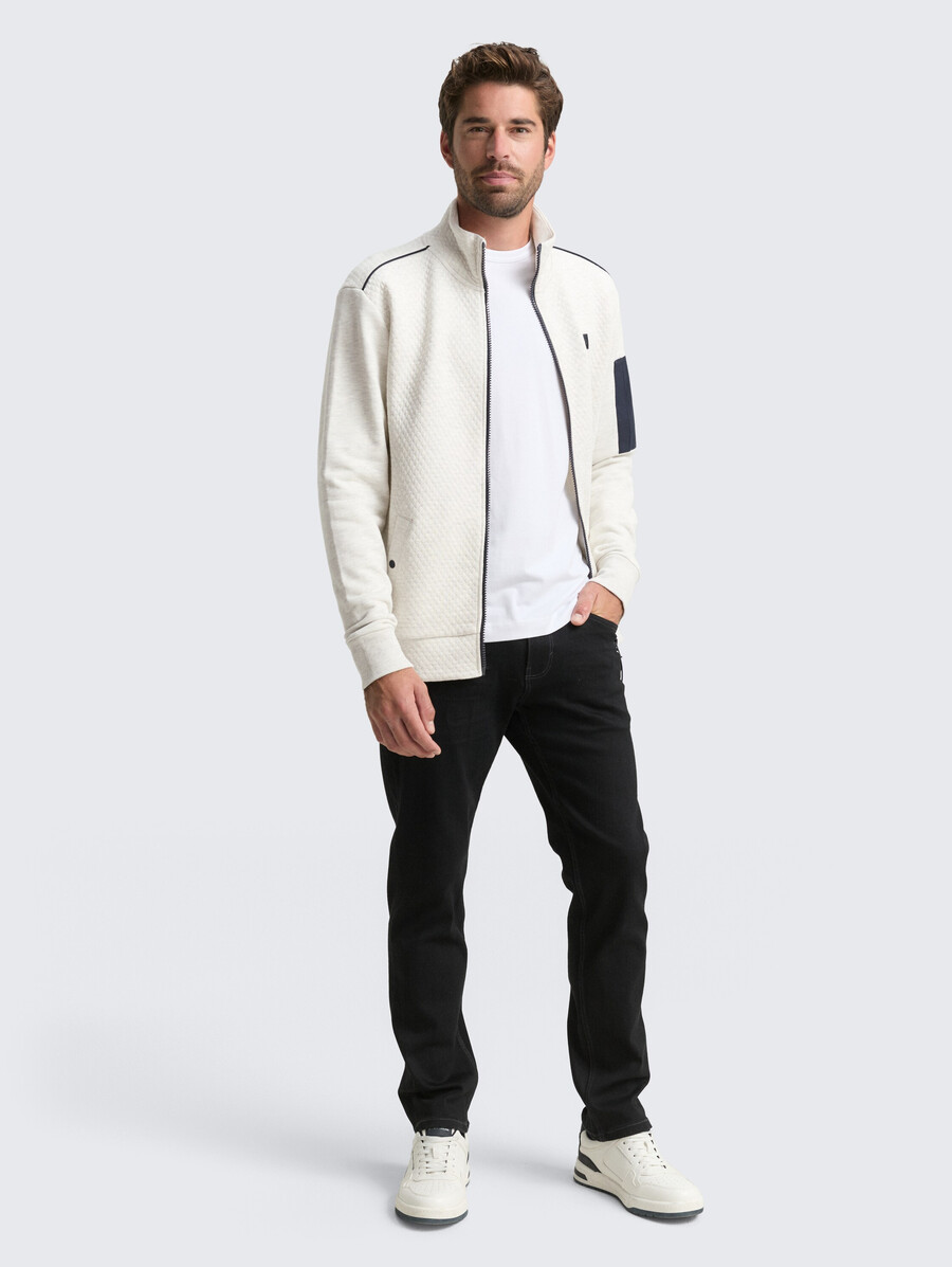 veste de survêtement avec poche sur la manche