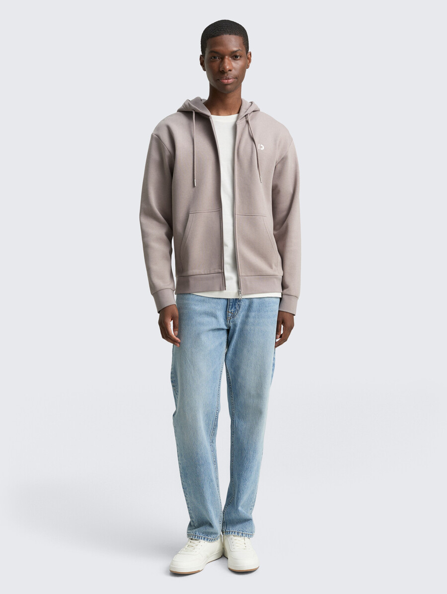 sweat à capuche imprimé avec logo