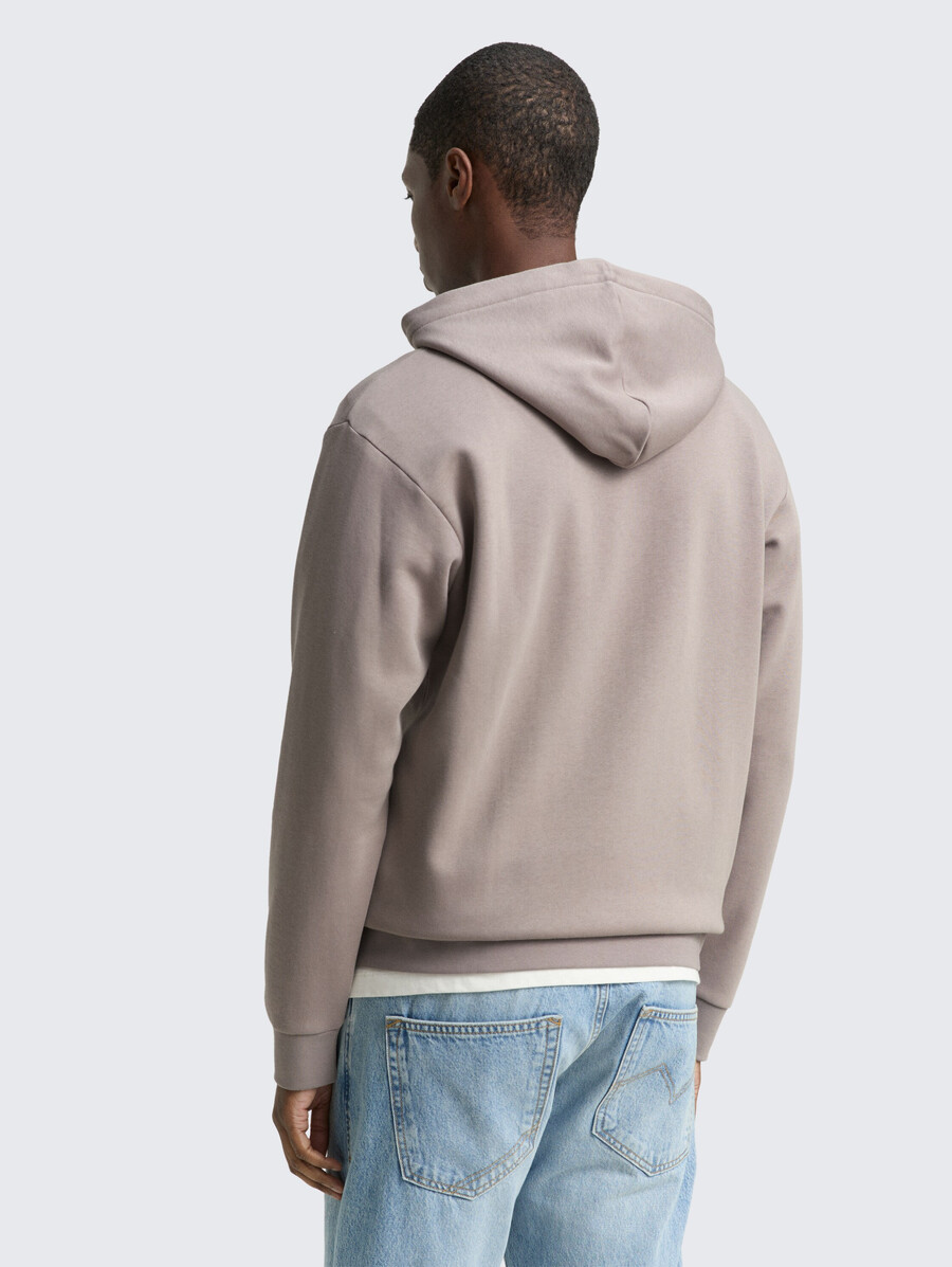 sweat à capuche imprimé avec logo