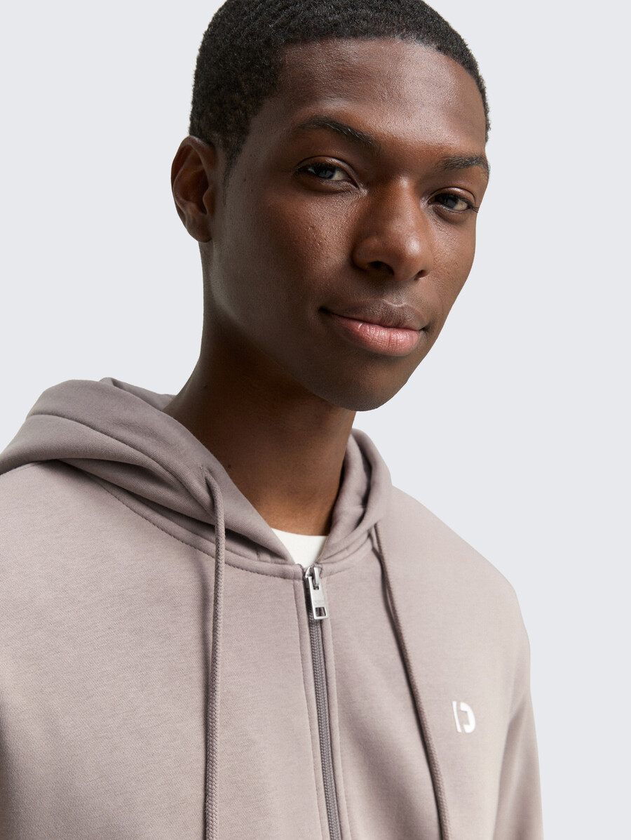 sweat à capuche imprimé avec logo