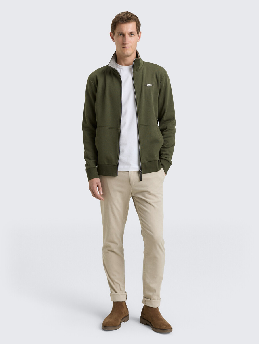 veste de survêtement à col montant