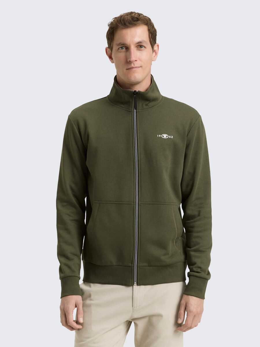 veste de survêtement à col montant