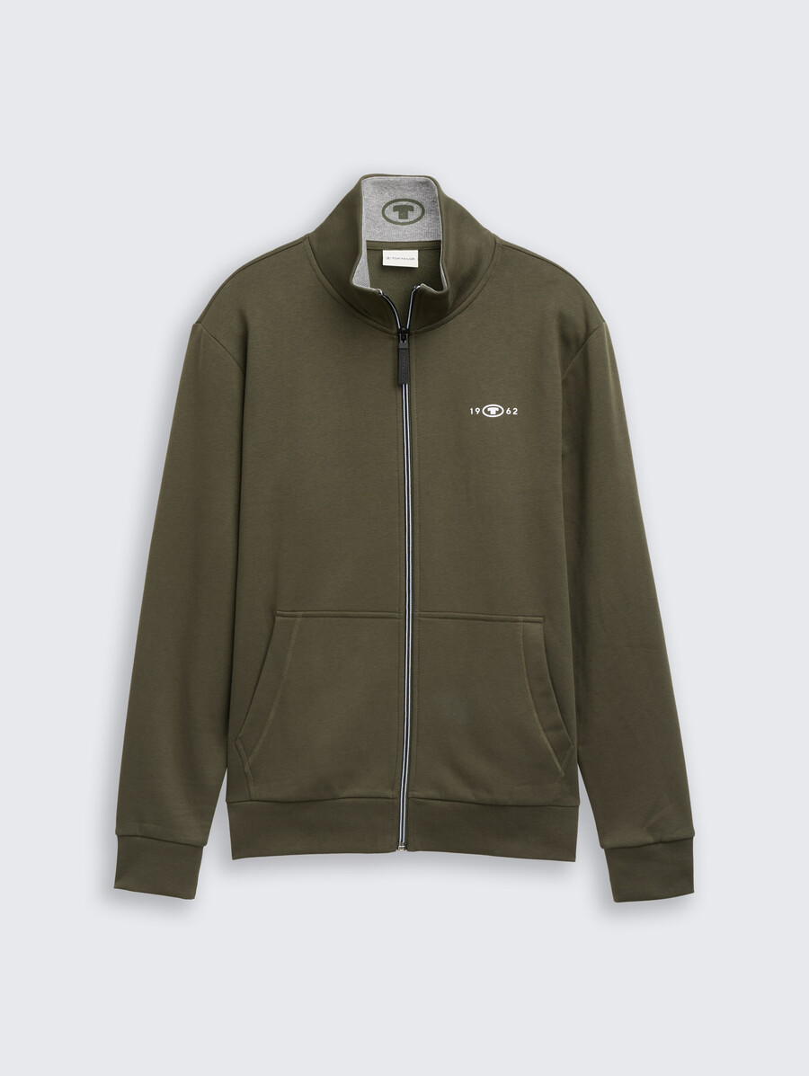 veste de survêtement à col montant