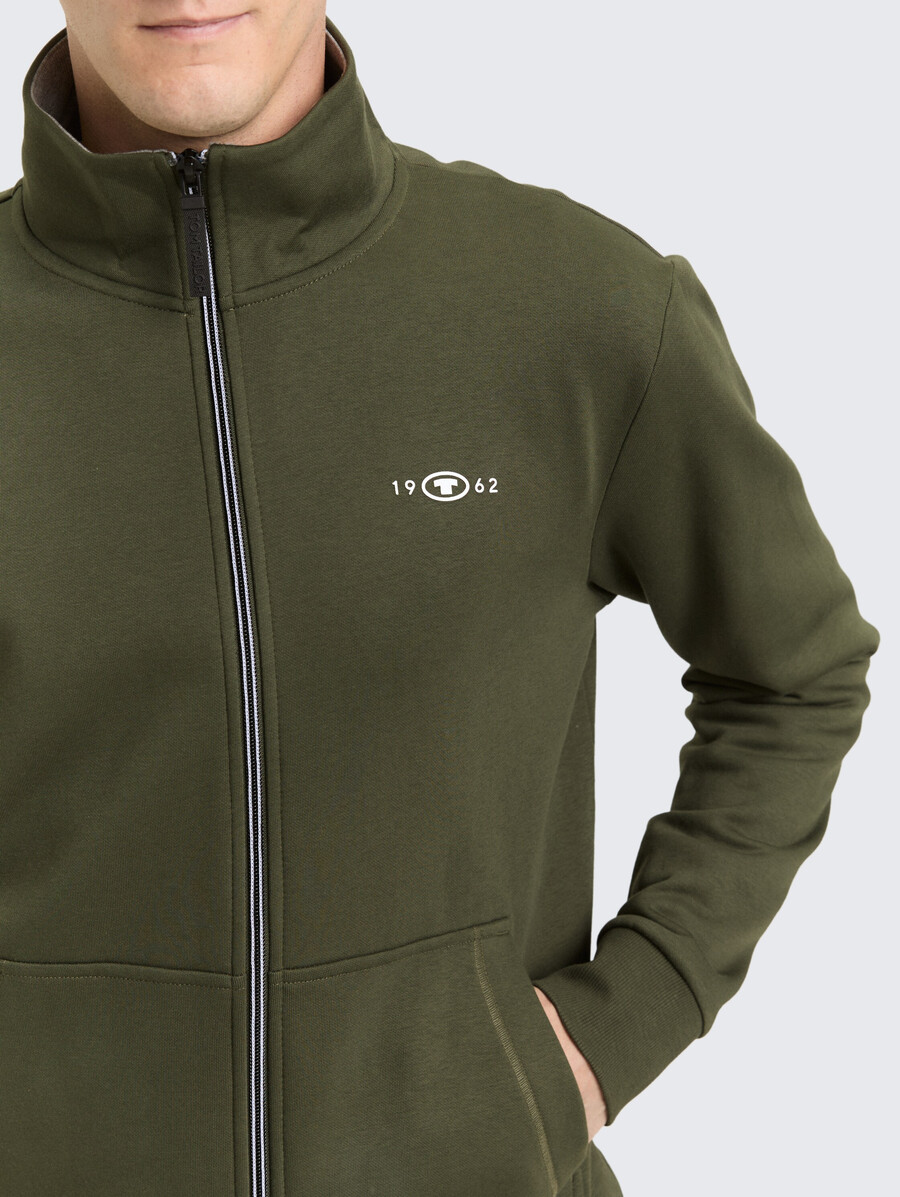 veste de survêtement à col montant