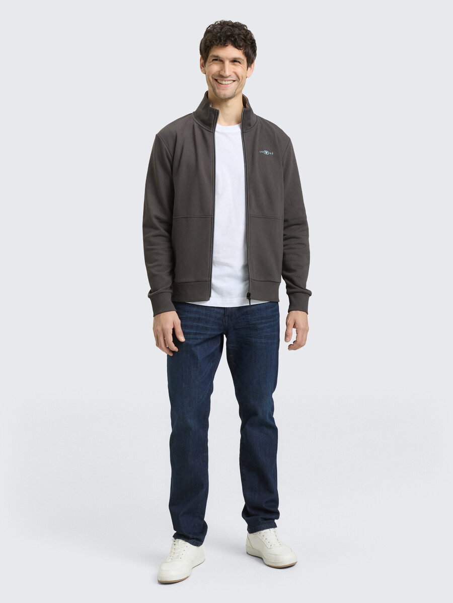 veste de survêtement à col montant