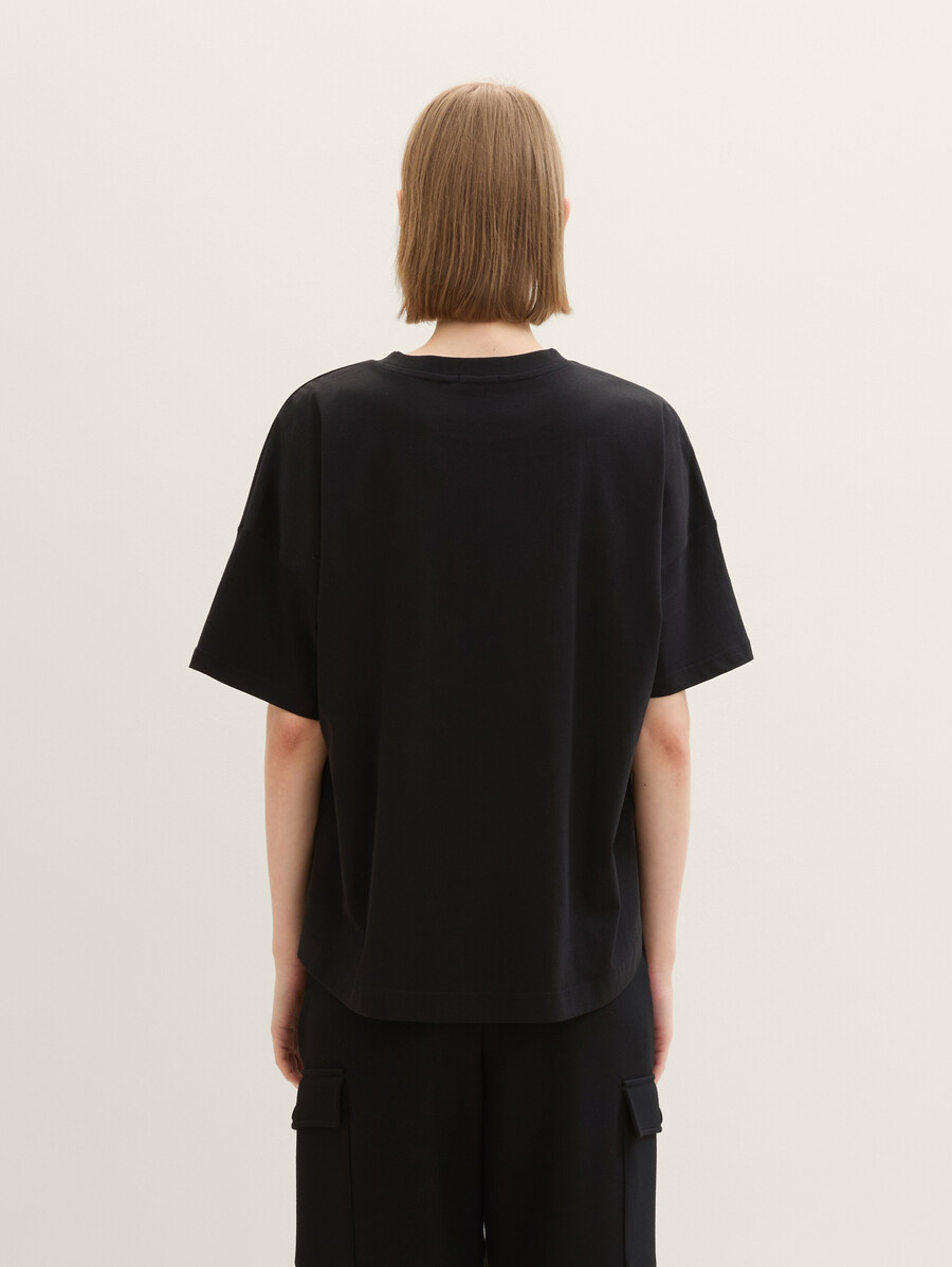 t-shirt oversize en coton