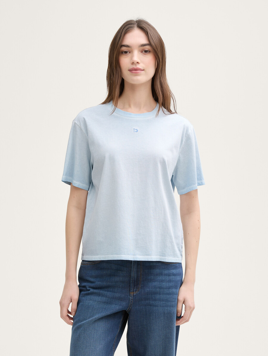 t-shirt à coupe carrée