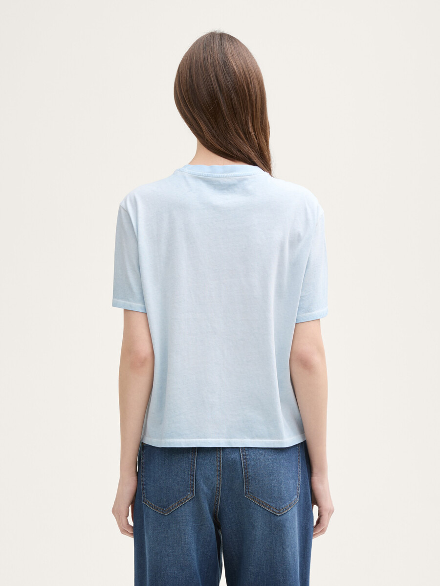 t-shirt à coupe carrée