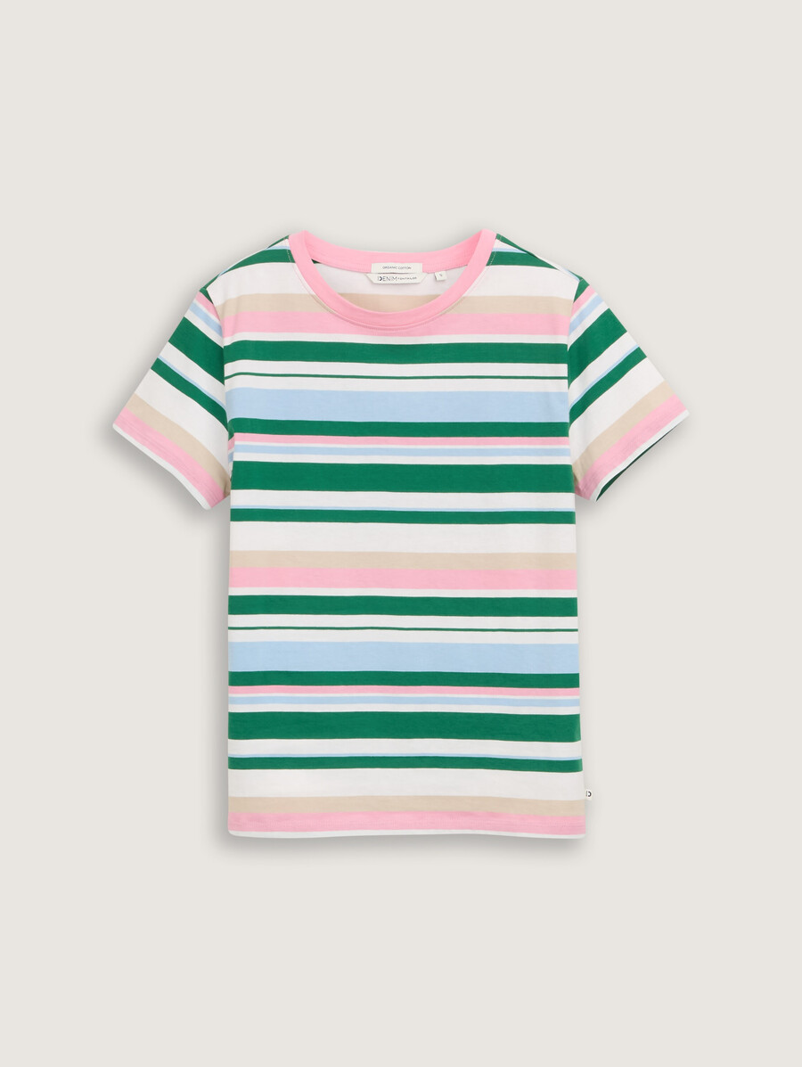 t-shirt à rayures
