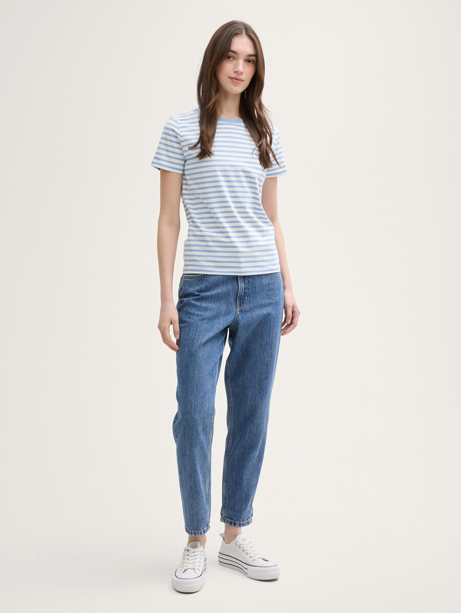 t-shirt à rayures