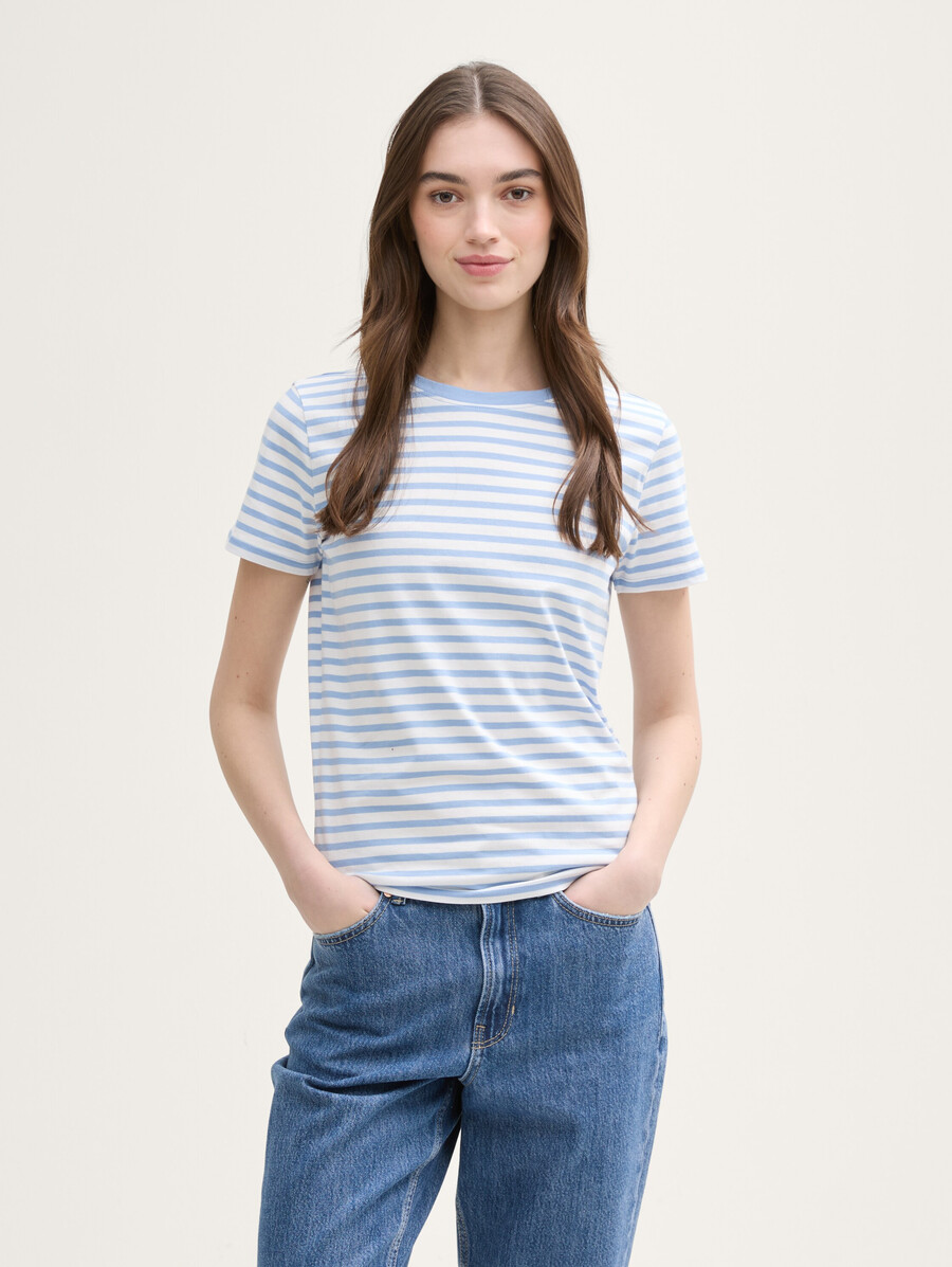 t-shirt à rayures
