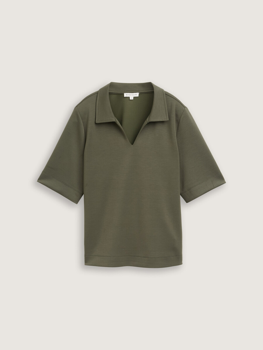t-shirt à col polo