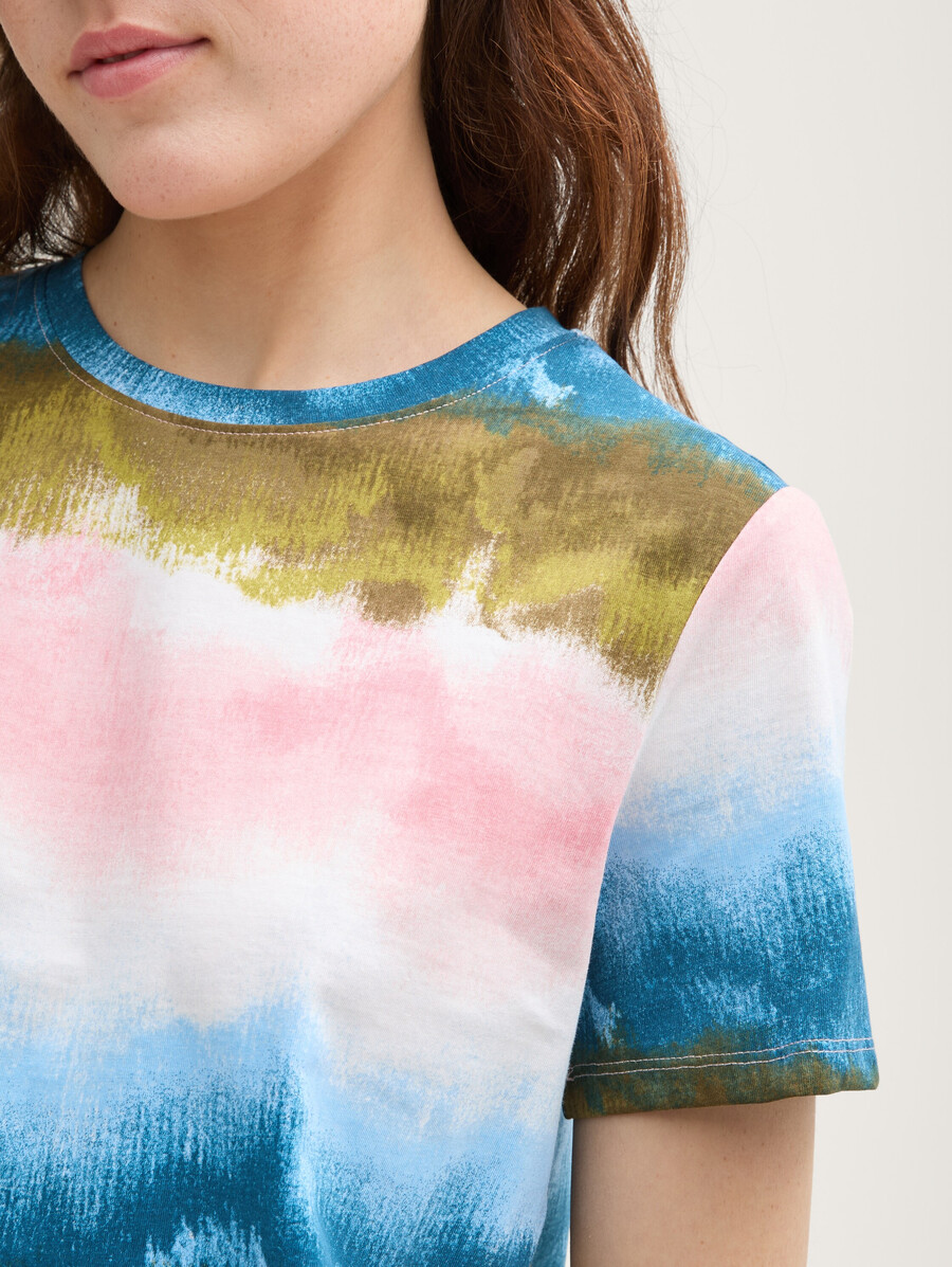 t-shirt avec détail de nœud