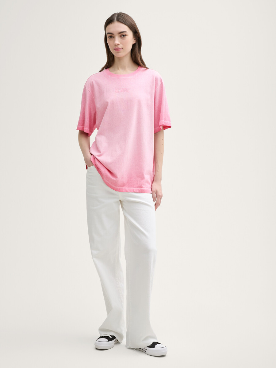 t-shirt oversize imprimé