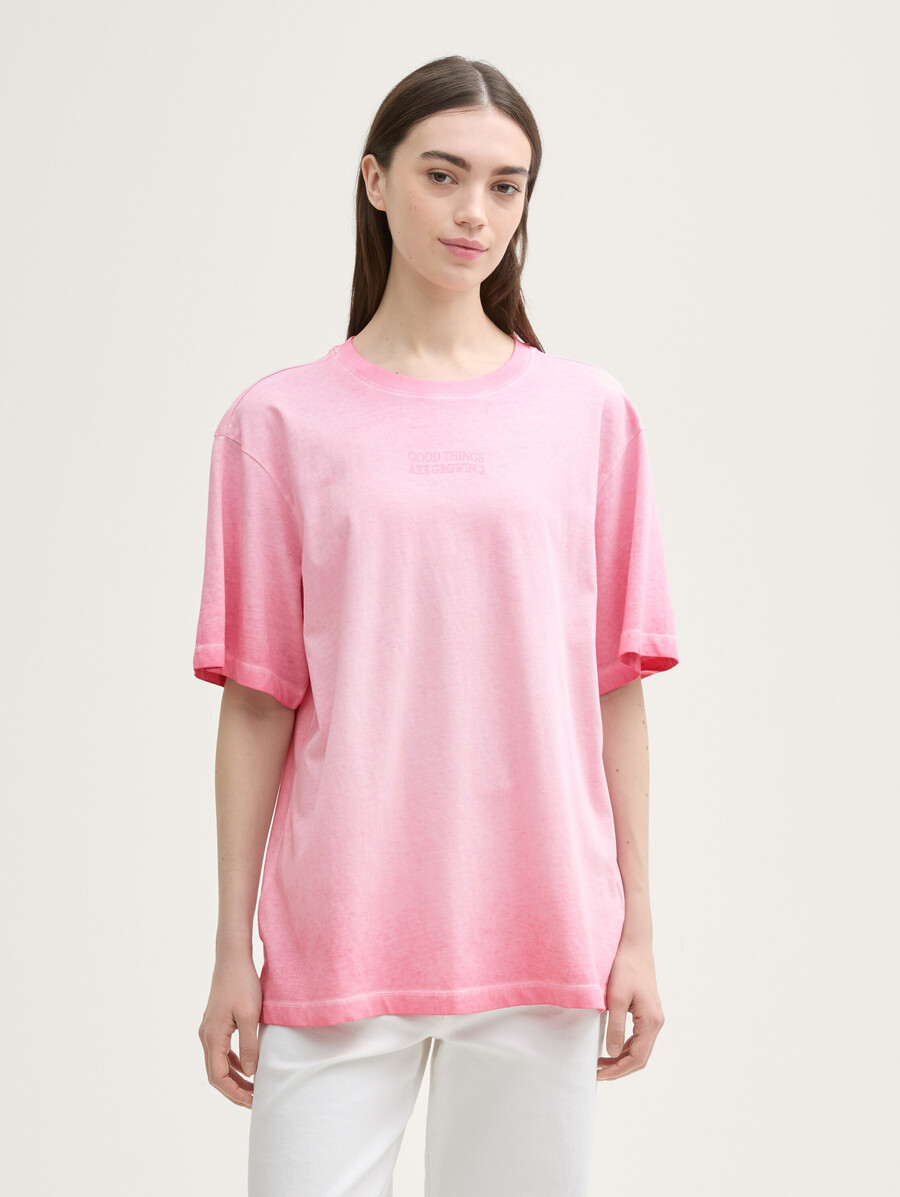t-shirt oversize imprimé