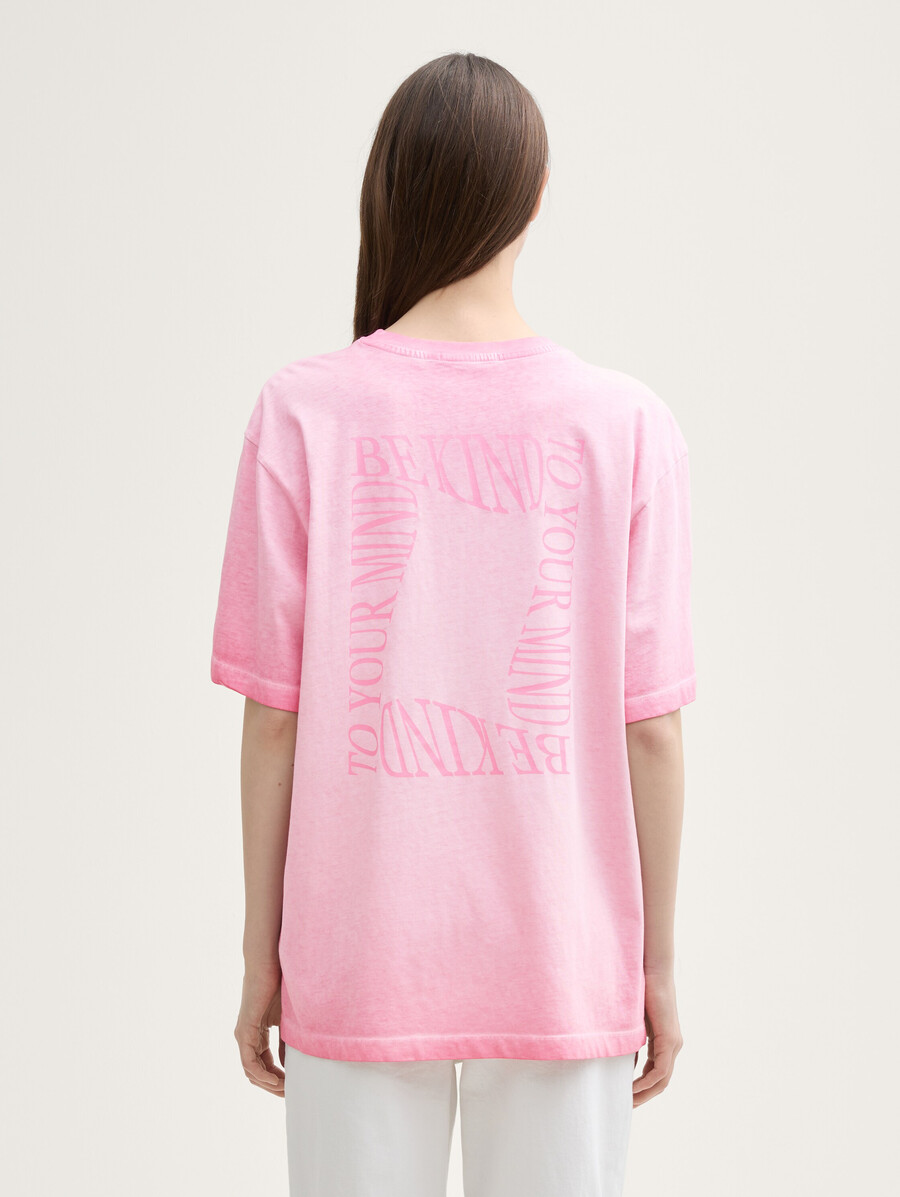 t-shirt oversize imprimé