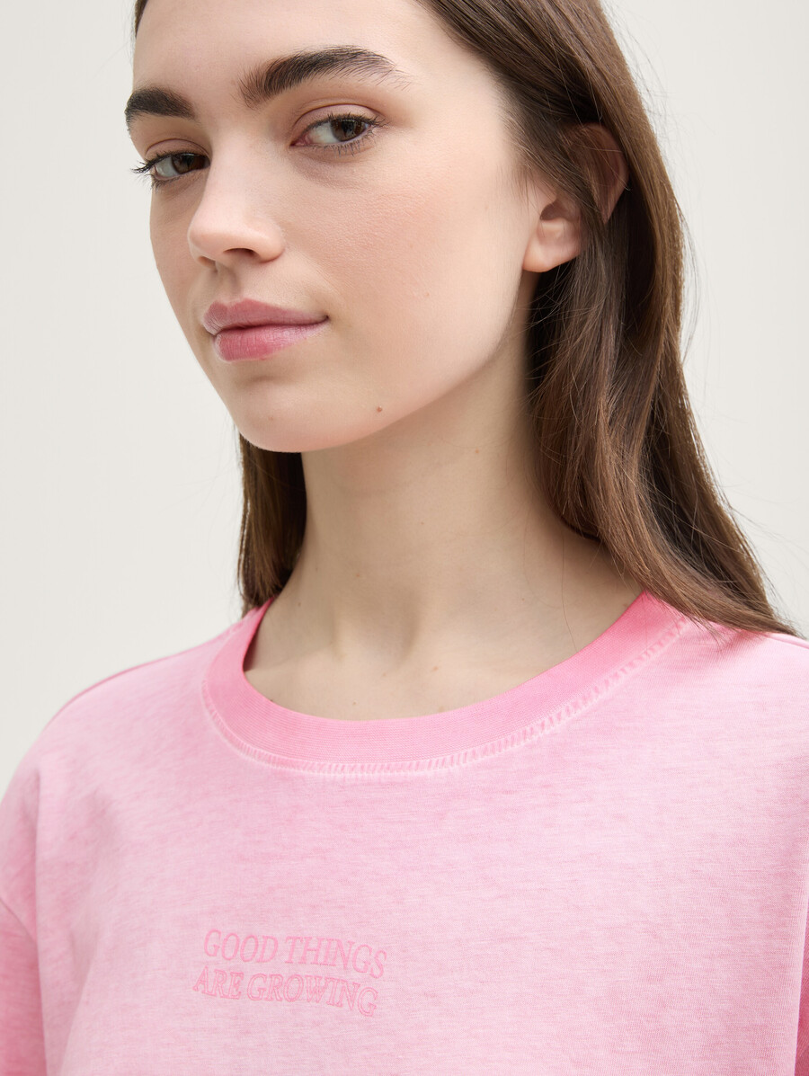 t-shirt oversize imprimé
