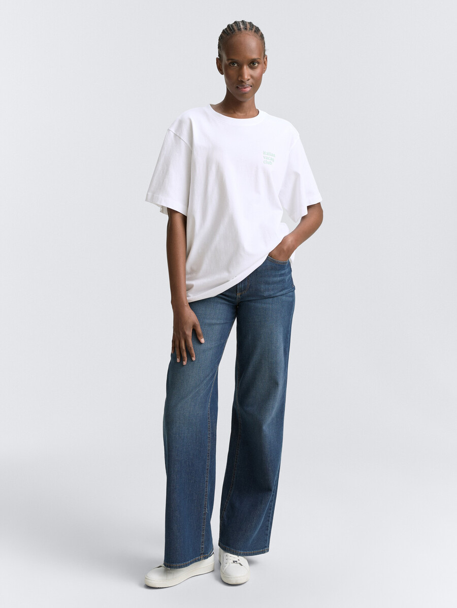 t-shirt oversize imprimé