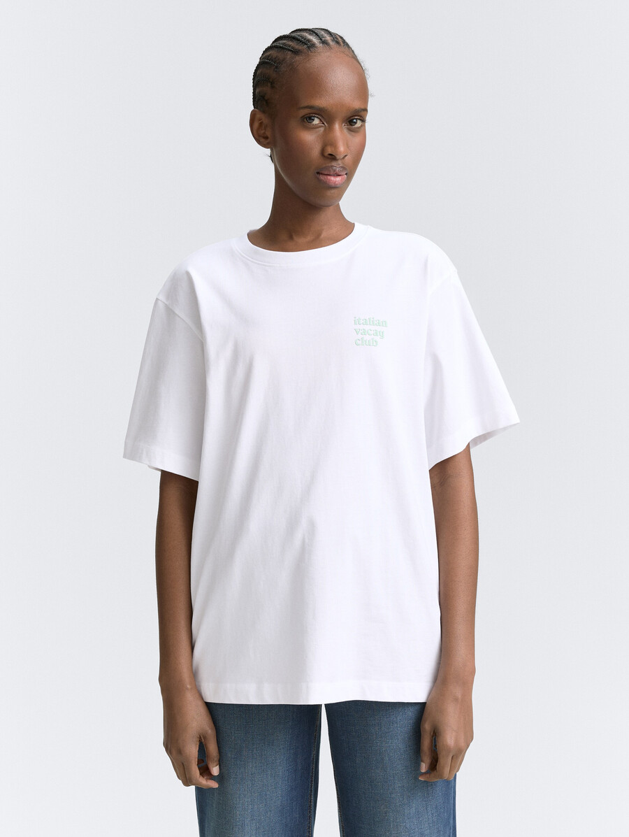 t-shirt oversize imprimé