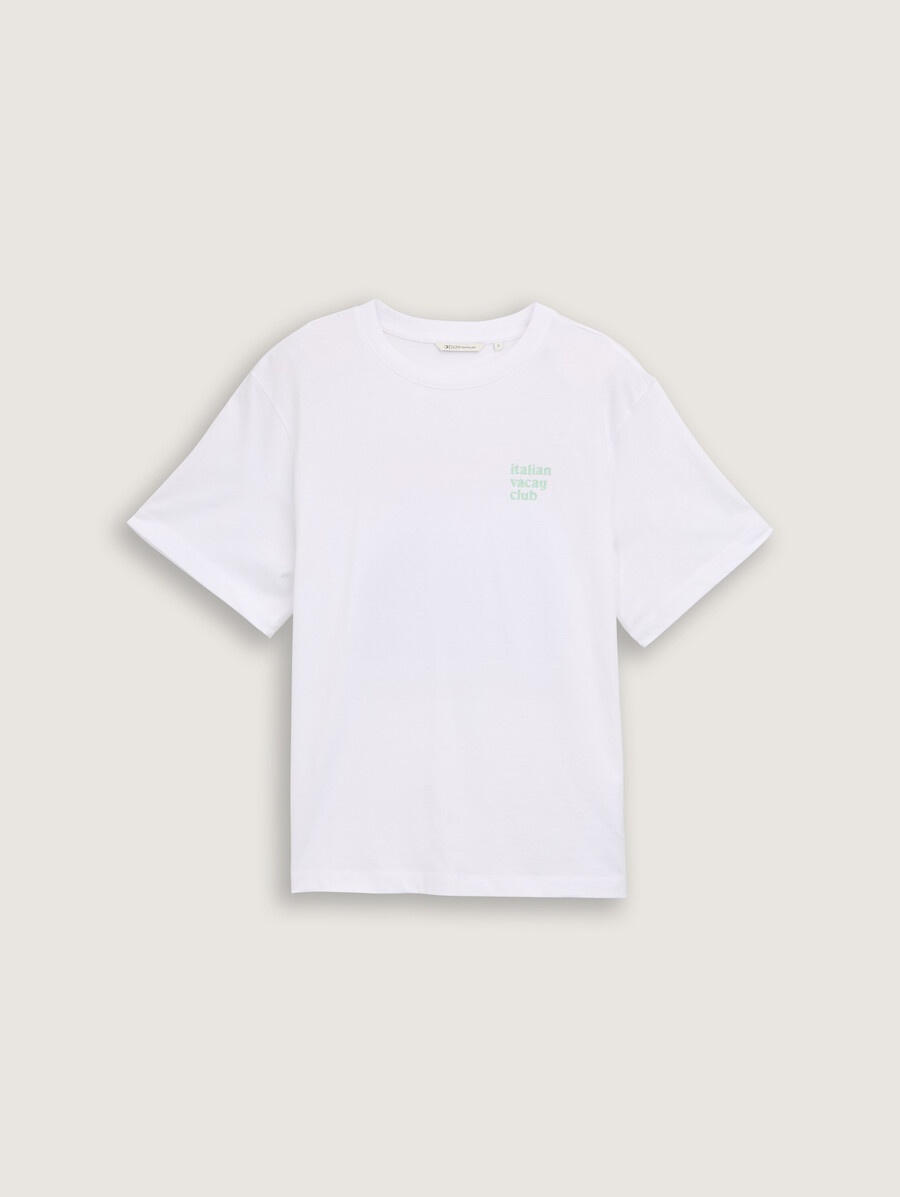 t-shirt oversize imprimé