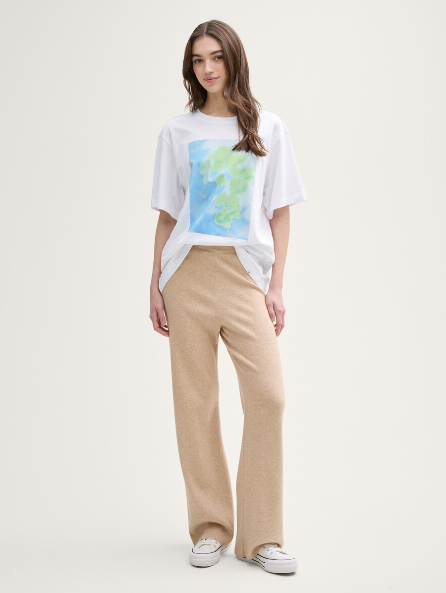 t-shirt oversize imprimé