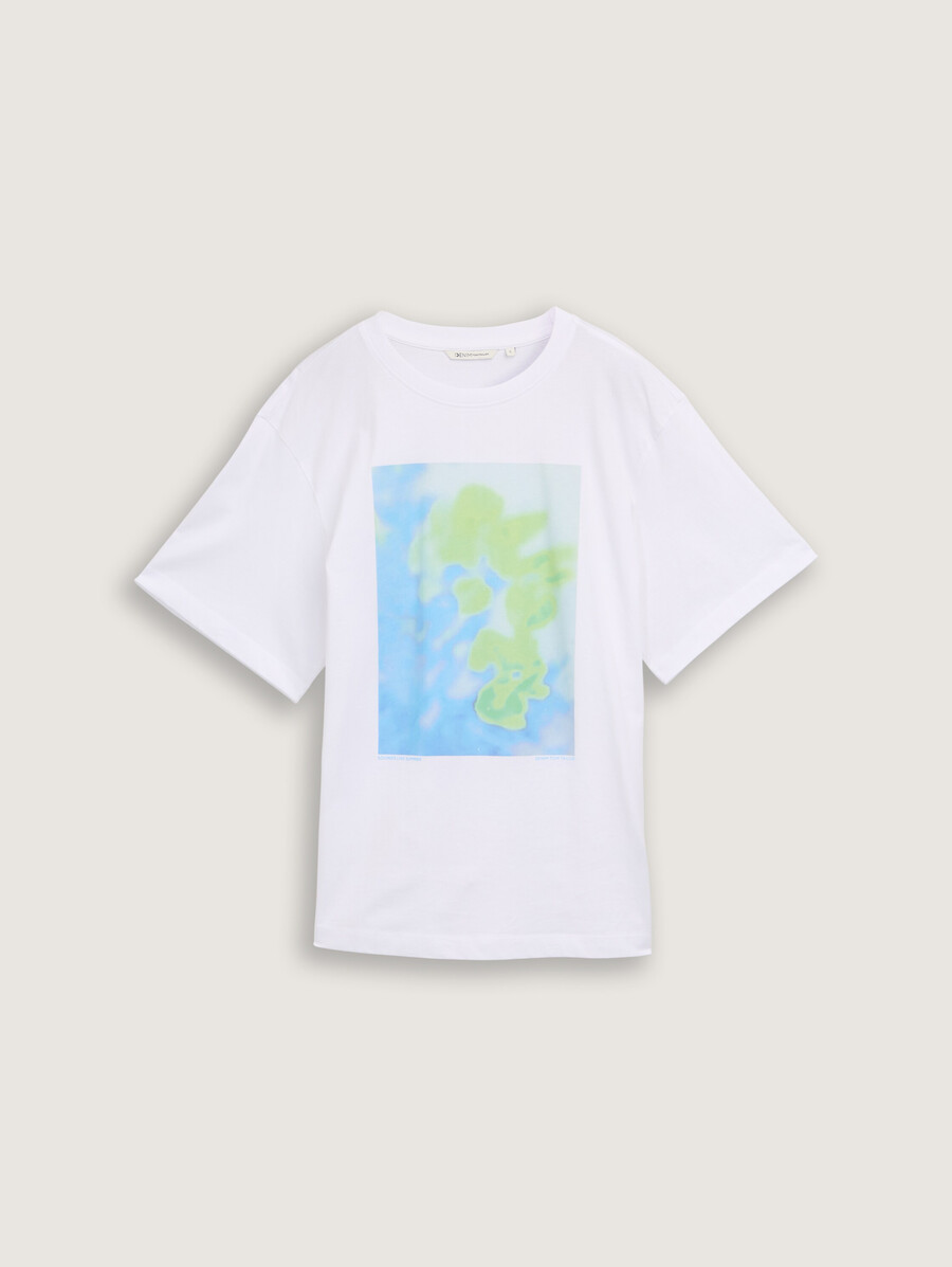 t-shirt oversize imprimé