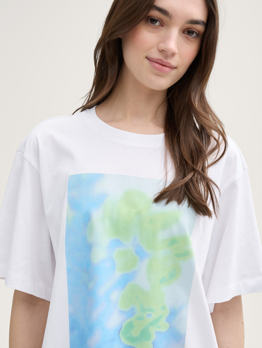 t-shirt oversize imprimé