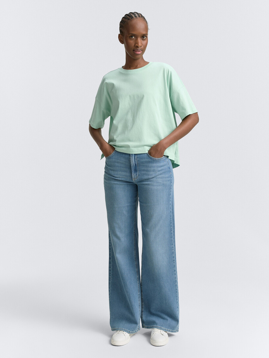 t-shirt oversize en coton