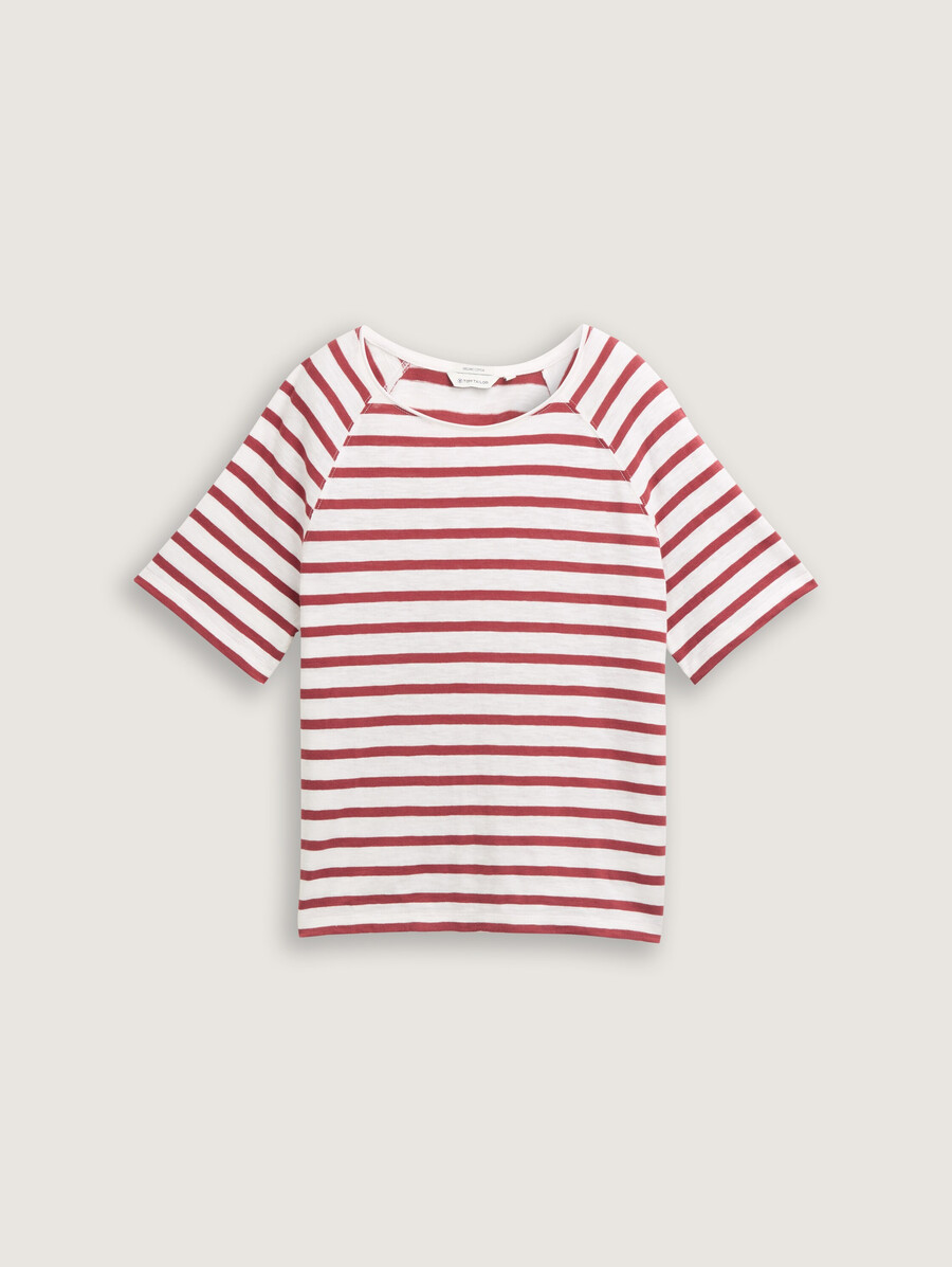 t-shirt raglan à rayures
