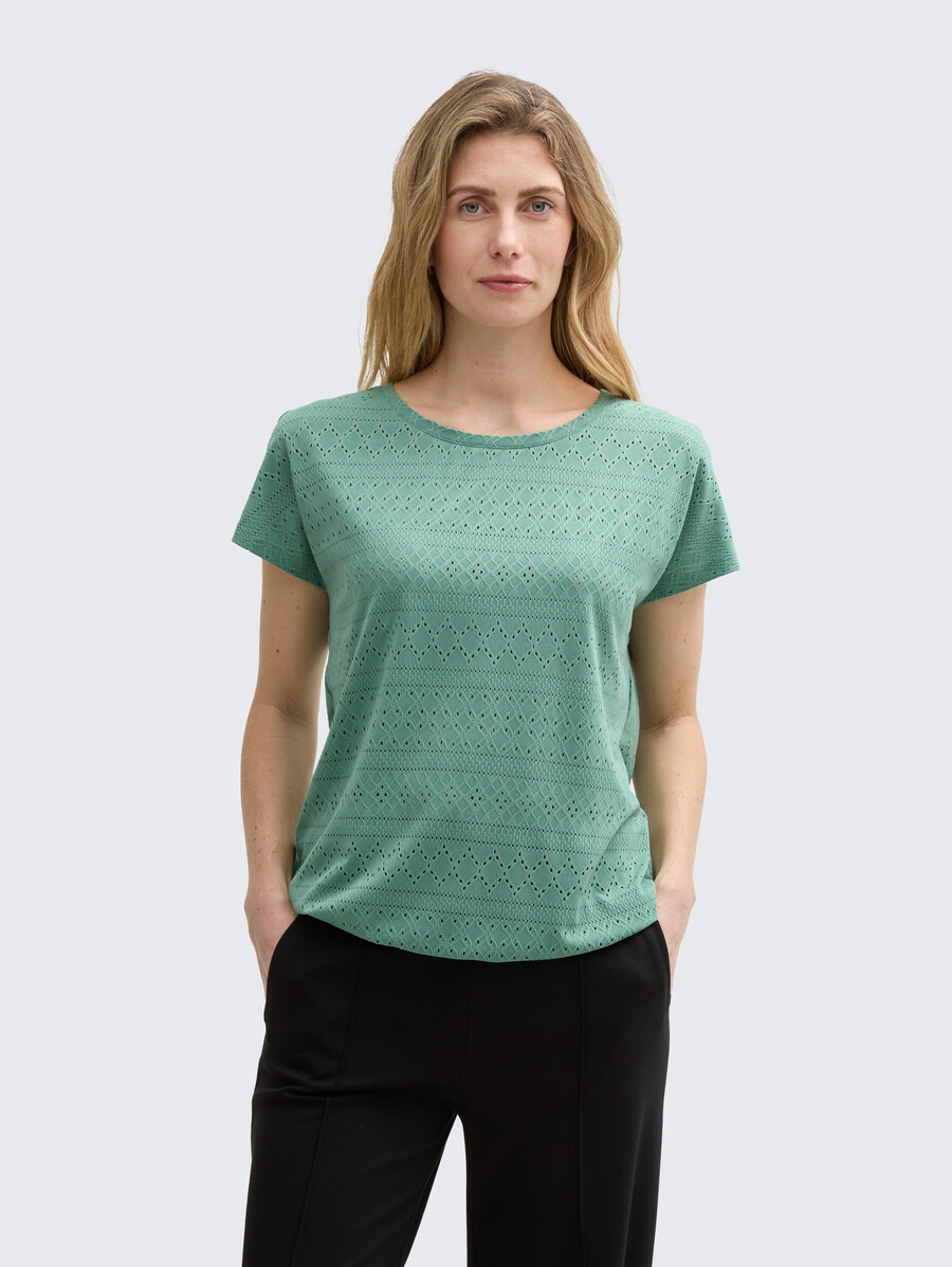 t-shirt ample ajour