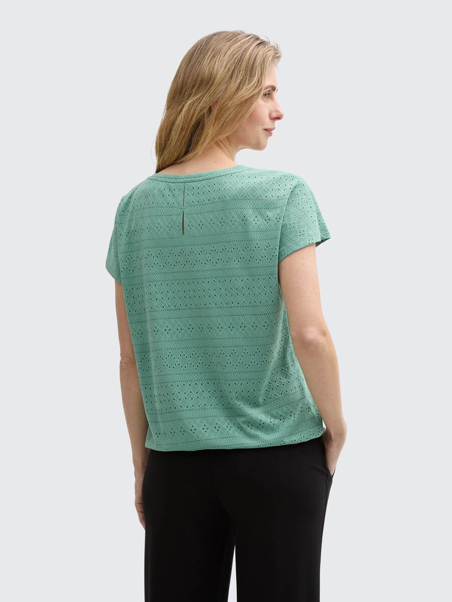 t-shirt ample ajour