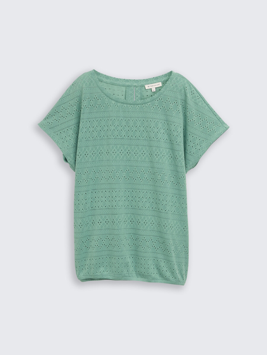 t-shirt ample ajour