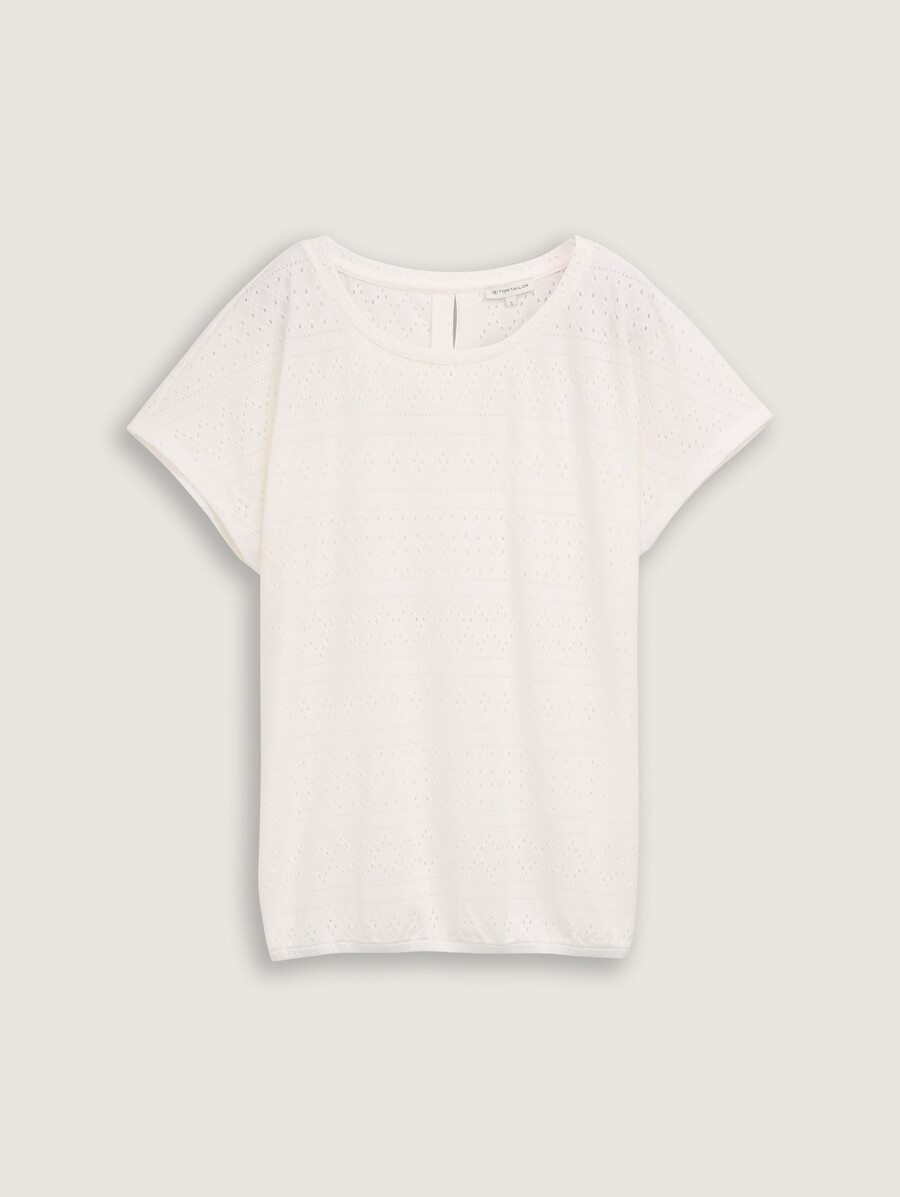 t-shirt ample ajour
