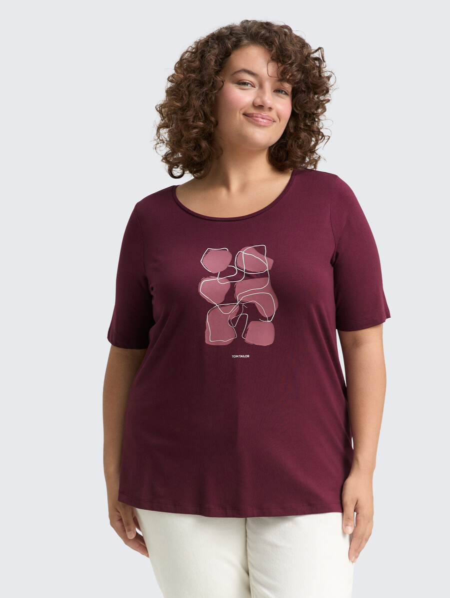 t-shirt grande taille imprimé
