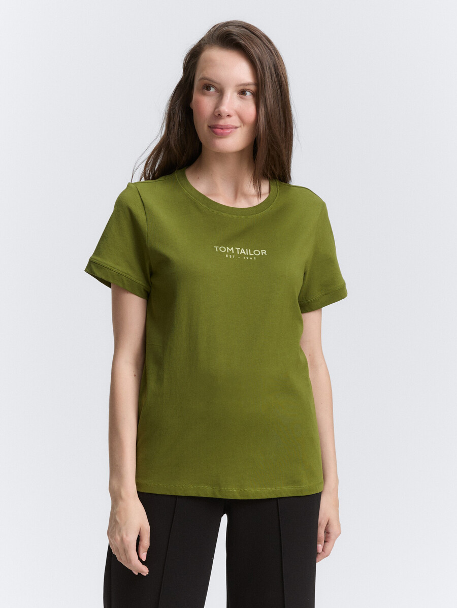 t-shirt avec imprimé logo