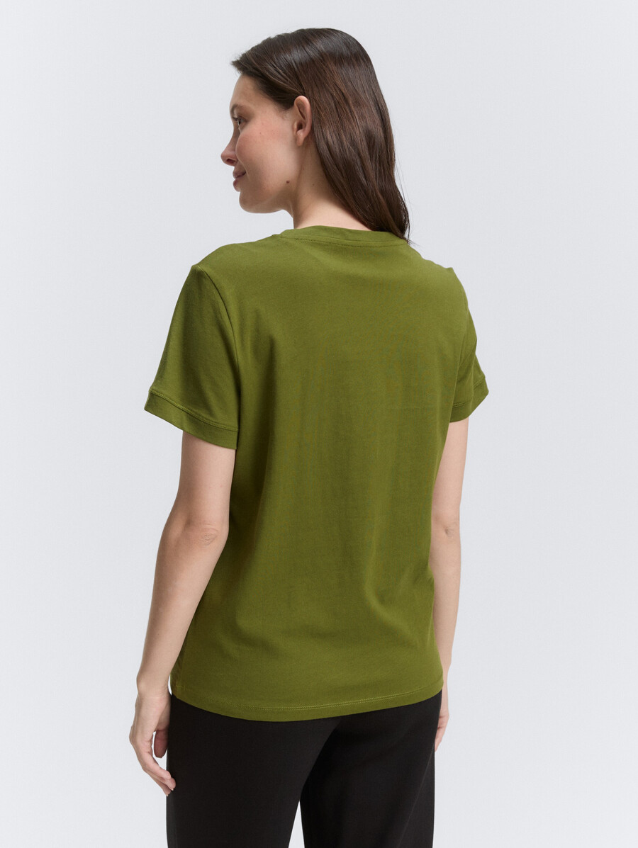 t-shirt avec imprimé logo